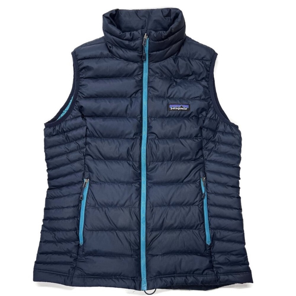 Patagonia Women's Down Sweater Vest XXS Navy NWOT - Picture 3 of 16
